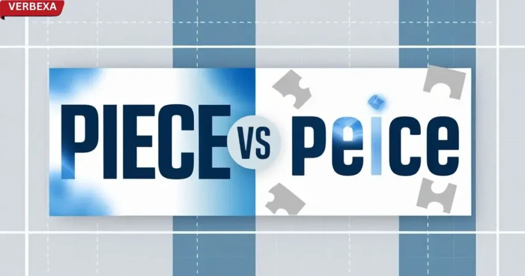 Comparison Table: Piece vs Peice