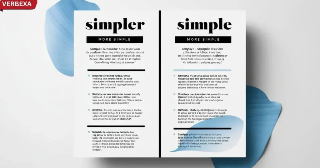 Comparison Table: Simpler vs More Simple