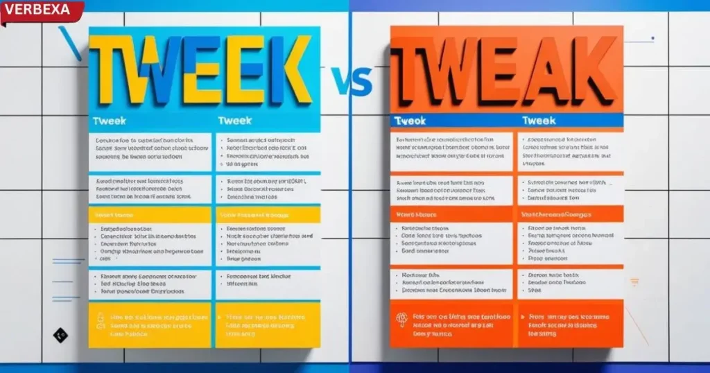 Comparison Table: Tweek vs Tweak at a Glance