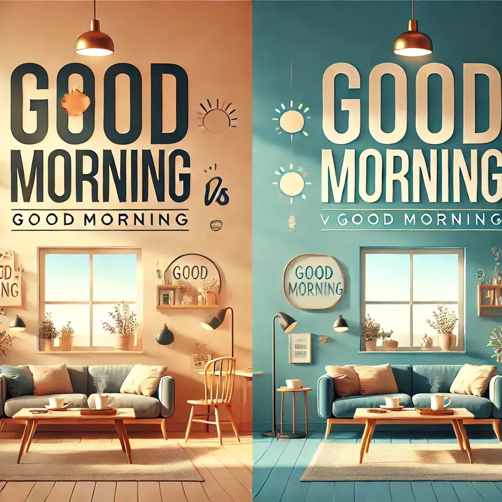 Side-by-Side Comparison: Goodmorning vs Good Morning