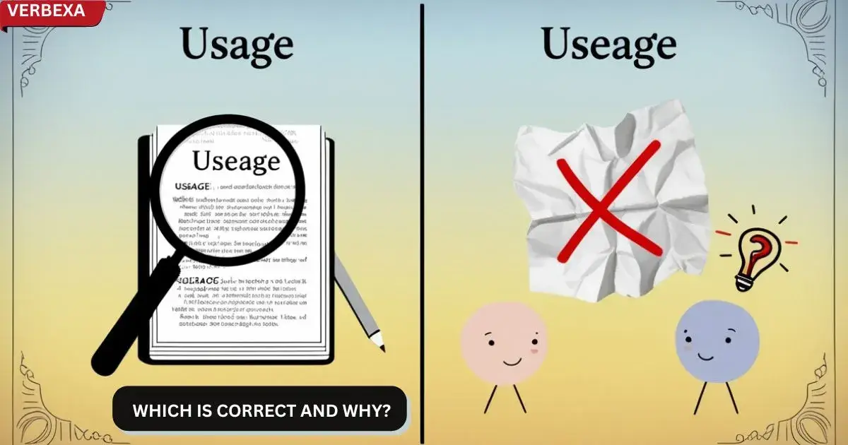 Useage Or Usage: Which Is Correct And Why?