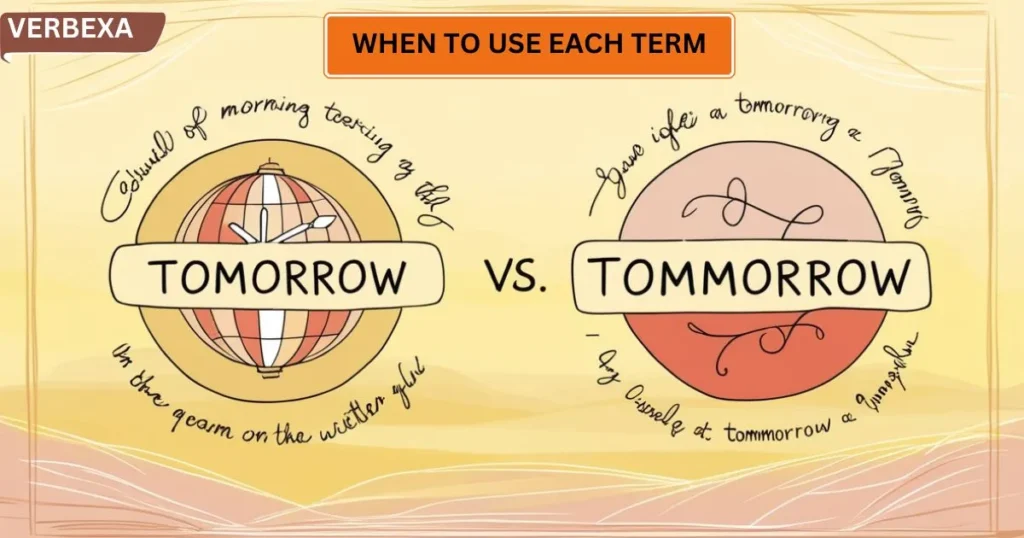 When to Use Each Term