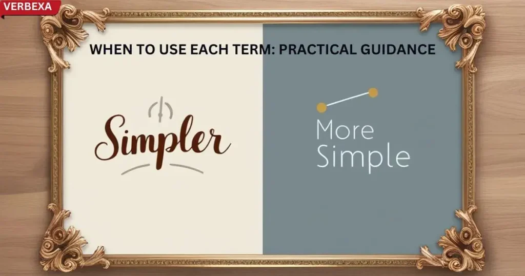 When to Use Each Term: Practical Guidance