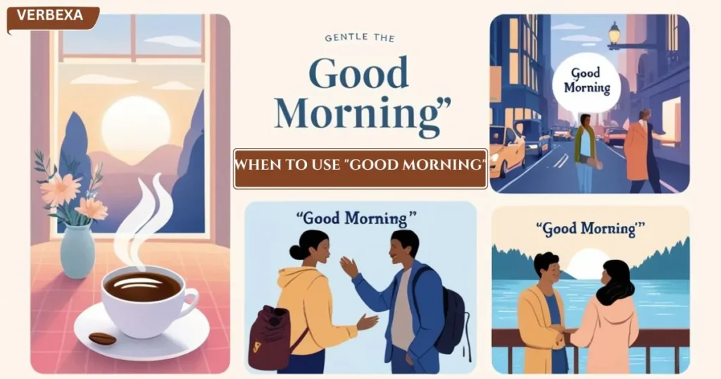 When to Use "Good Morning"