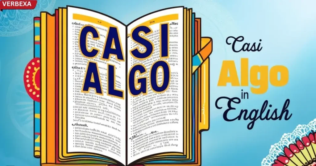 Casi Algo Meaning in English