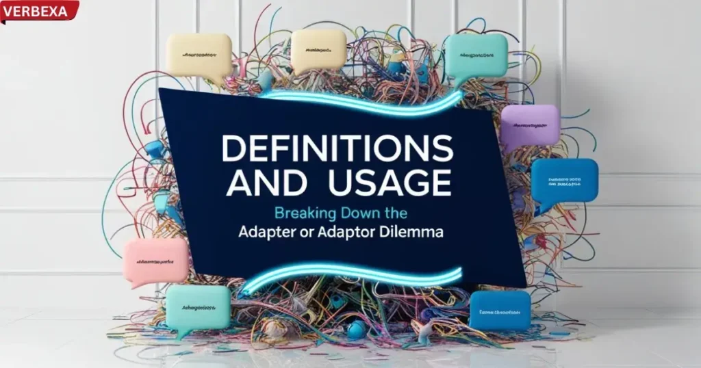 Definitions and Usage: Breaking Down the Adapter or Adaptor Dilemma