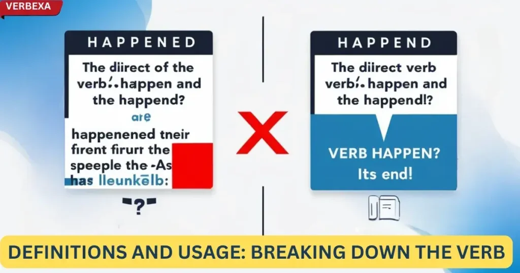 Definitions and Usage: Breaking Down the Verb