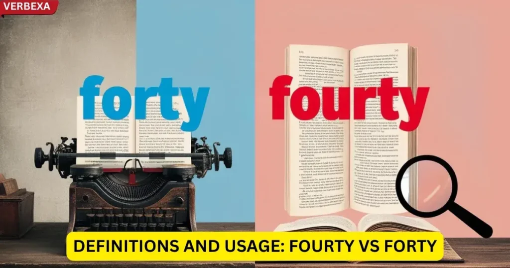 Definitions and Usage: Fourty vs Forty