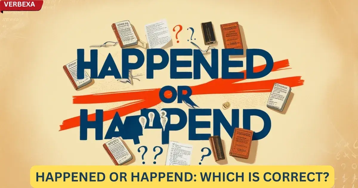 Happened Or Happend: Which Is Correct?