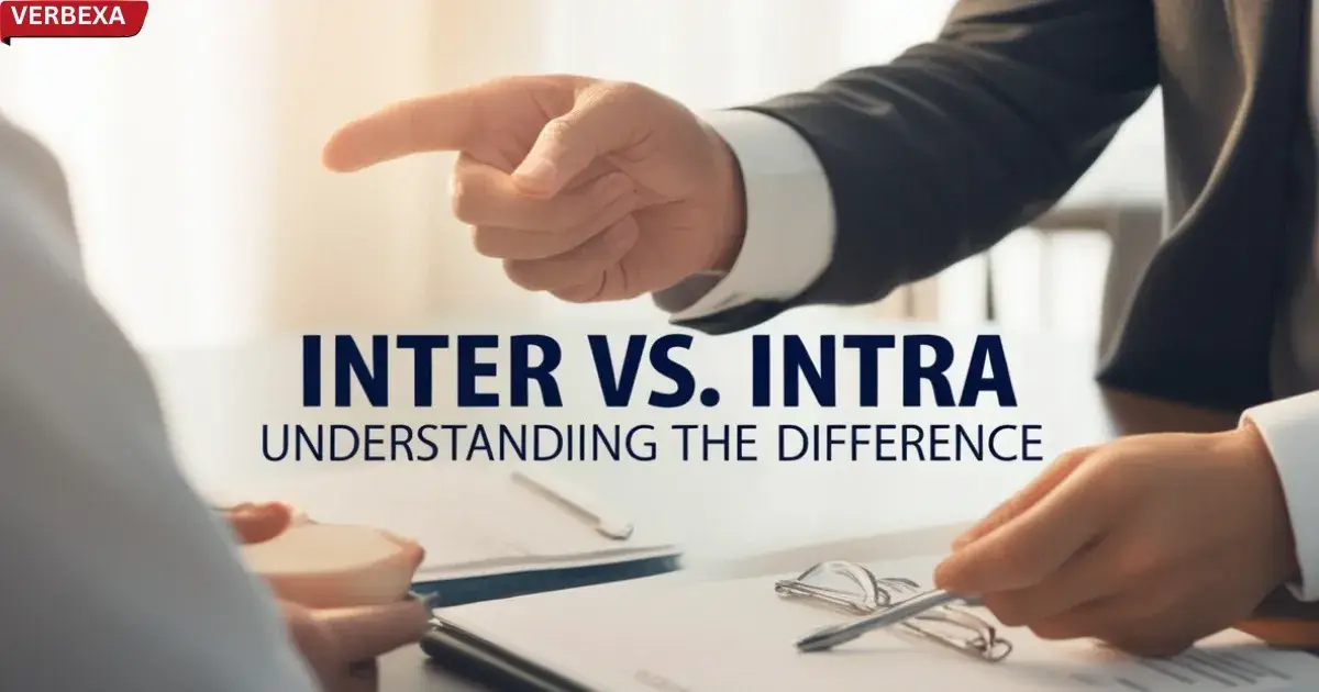 Inter Vs. Intra: Understanding The Difference