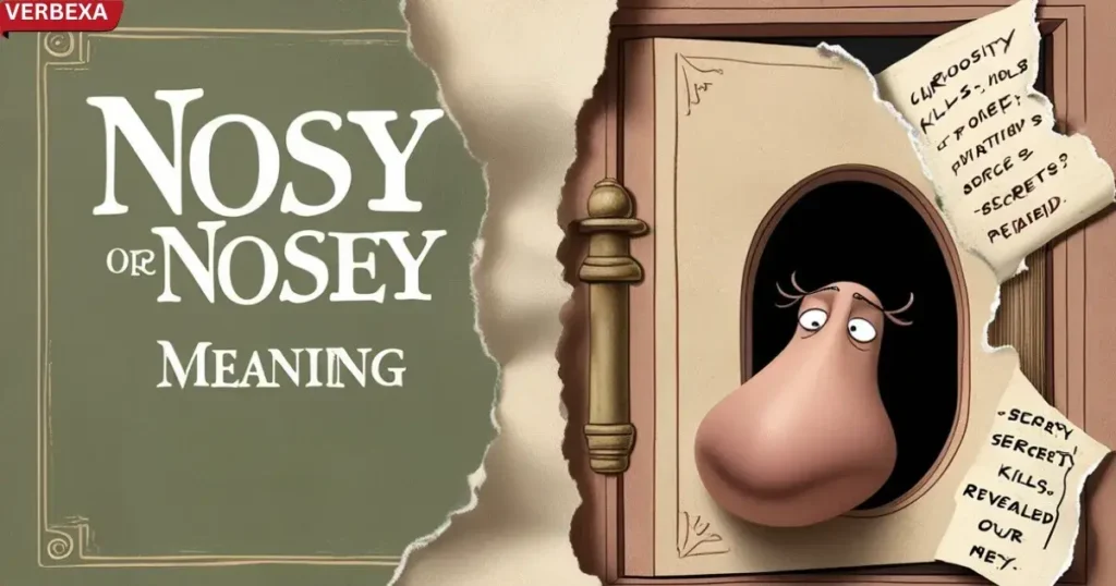 Nosy or Nosey Meaning