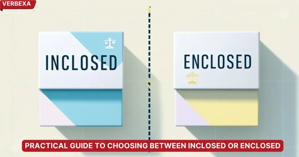 Practical Guide to Choosing Between Inclosed or Enclosed: