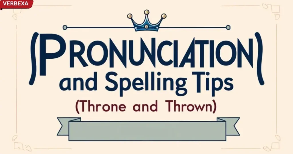 Pronunciation and Spelling Tips