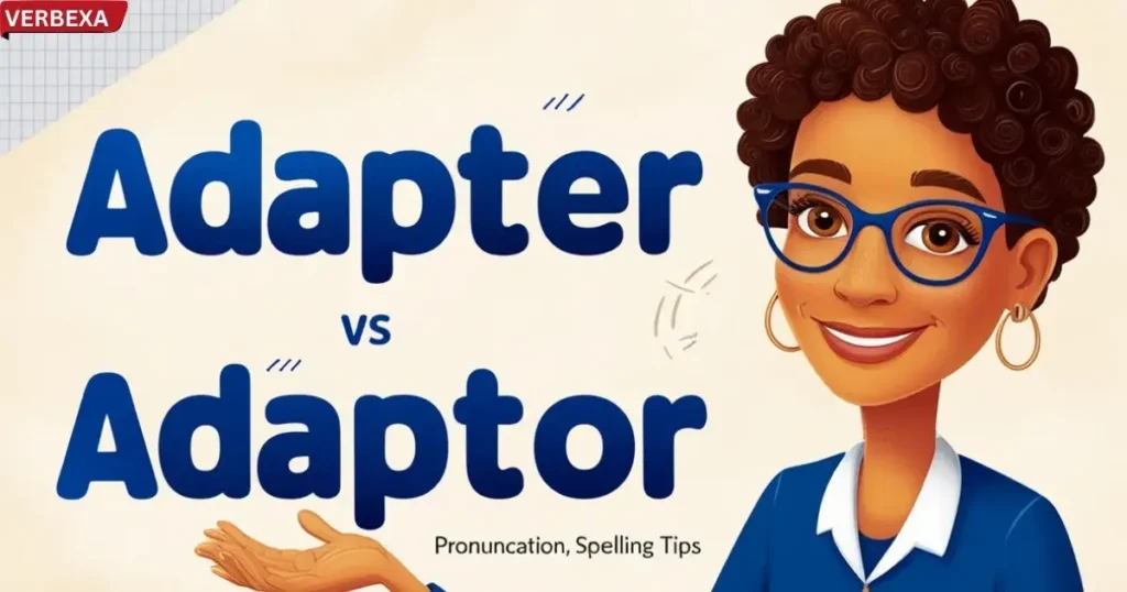 Pronunciation and Spelling Tips: Adapter vs Adaptor