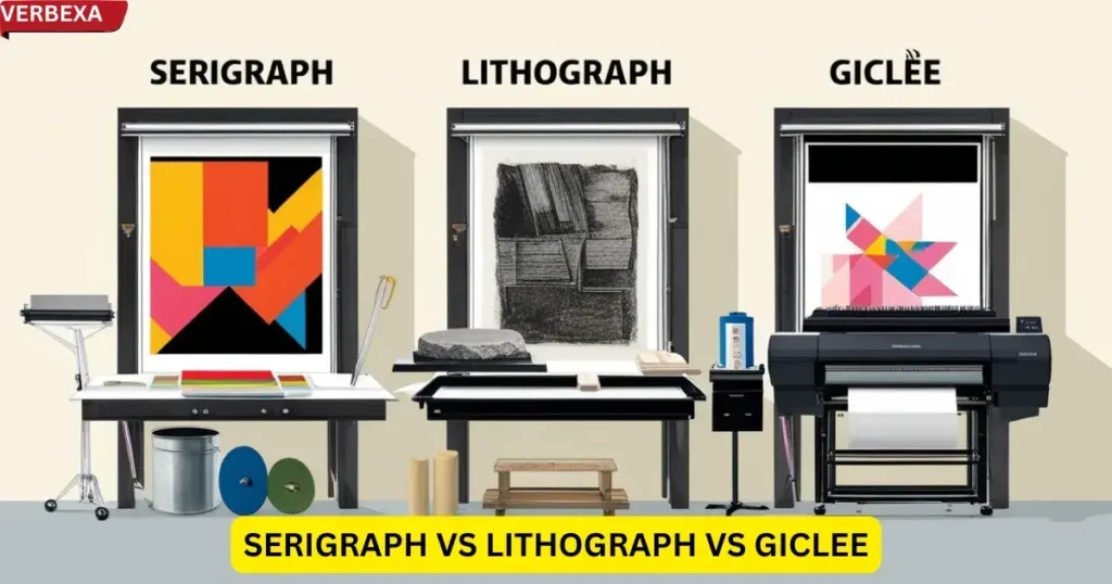 Serigraph vs Lithograph vs Giclee