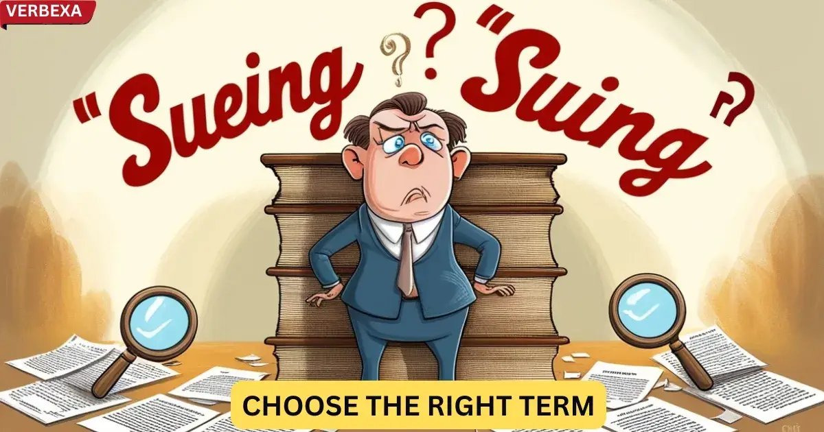 Sueing or Suing? Choose The Right Term