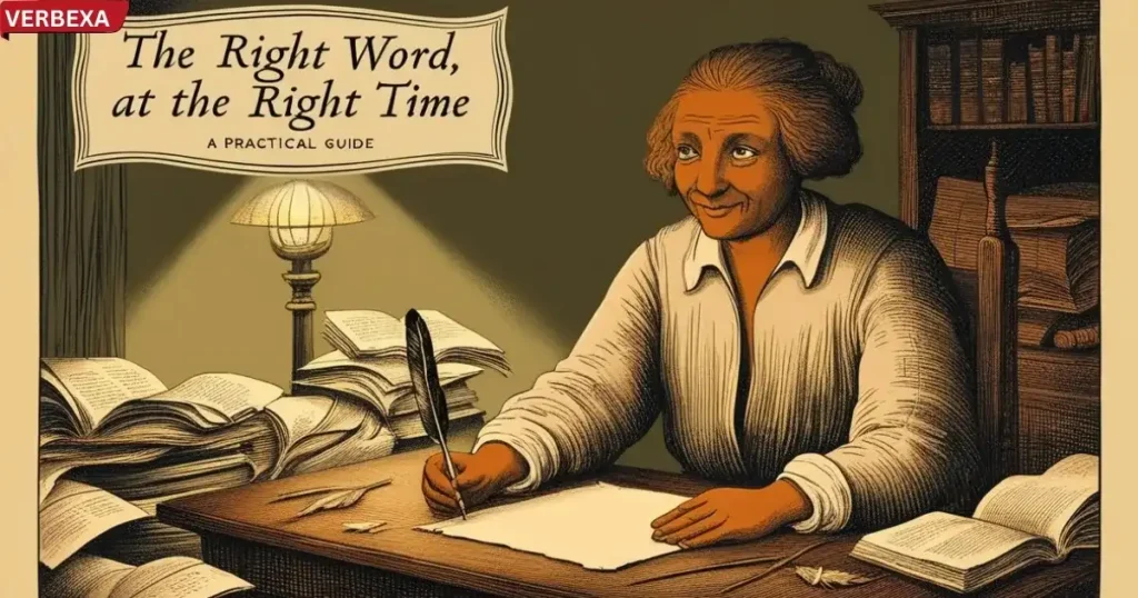 The Right Word at the Right Time: A Practical Guide