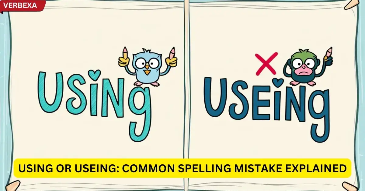 Using Or Useing: Common Spelling Mistake Explained