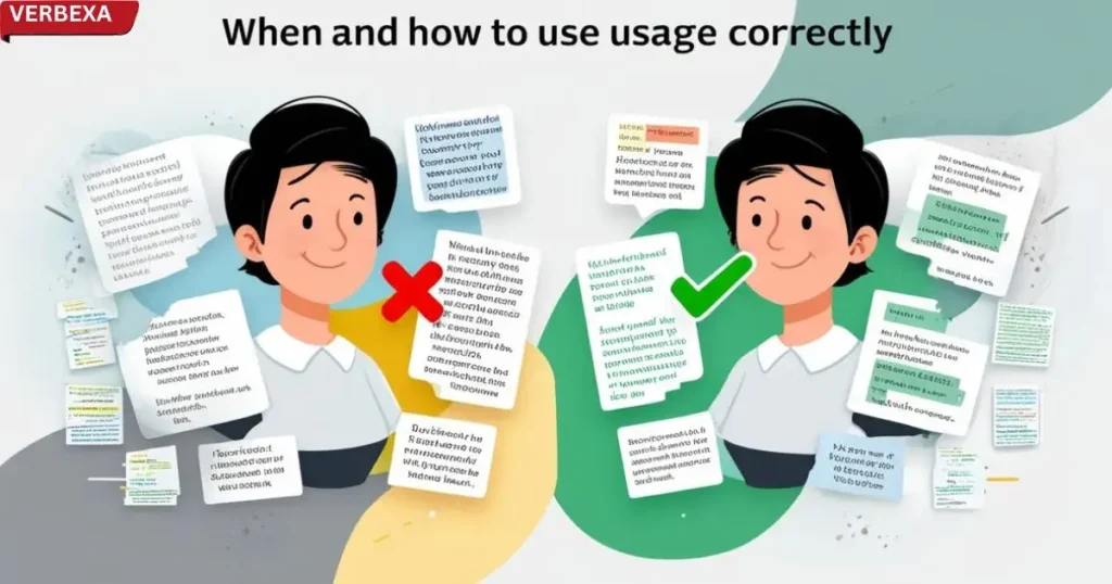 When and How to Use Usage Correctly