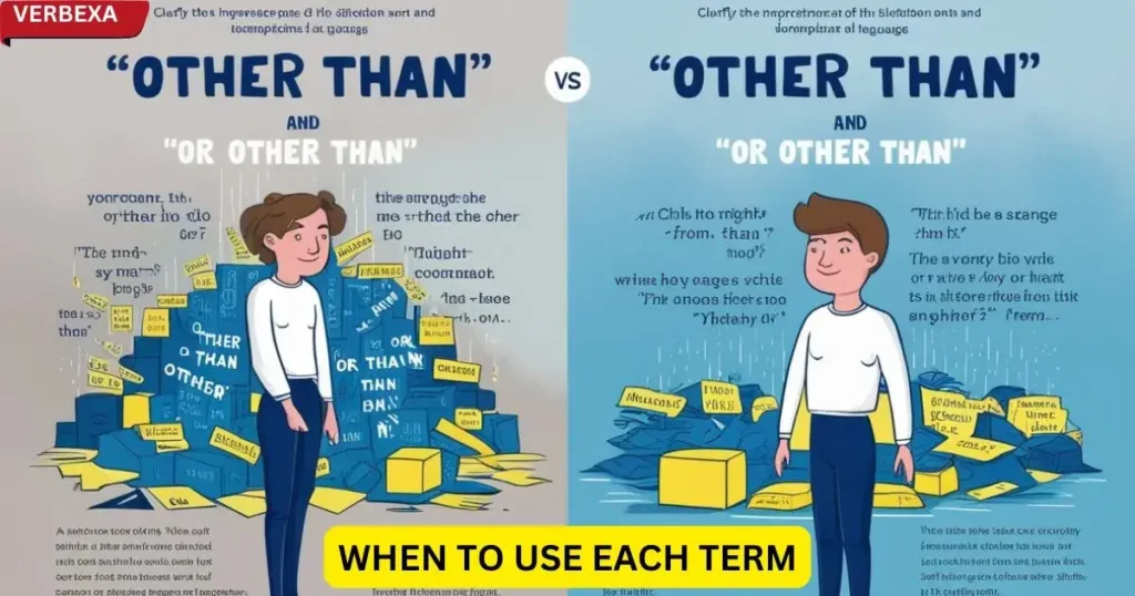 When to Use Each Term