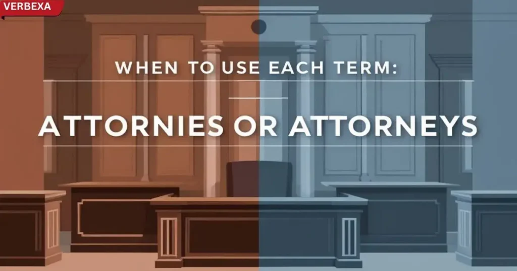 When to Use Each Term: Attornies Or Attorneys