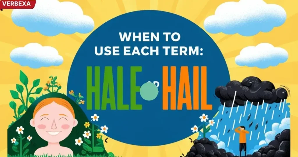 When to Use Each Term: Hale or Hail?