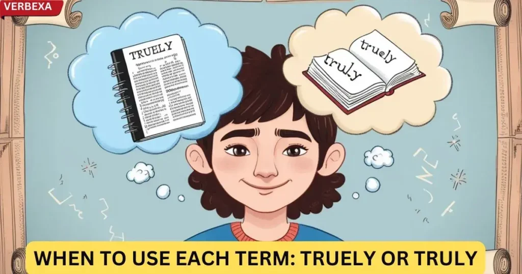 When to Use Each Term: Truely or Truly