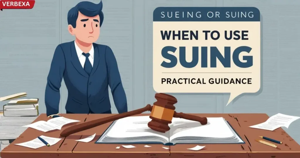 When to Use Suing: Practical Guidance