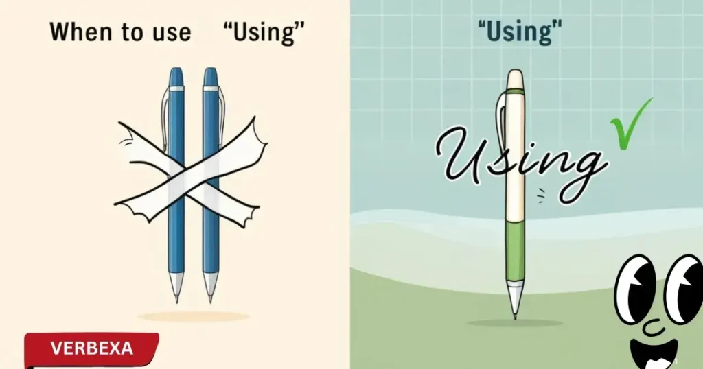 When to Use "Using"