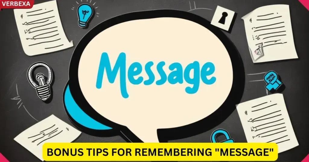 Bonus Tips for Remembering "Message"