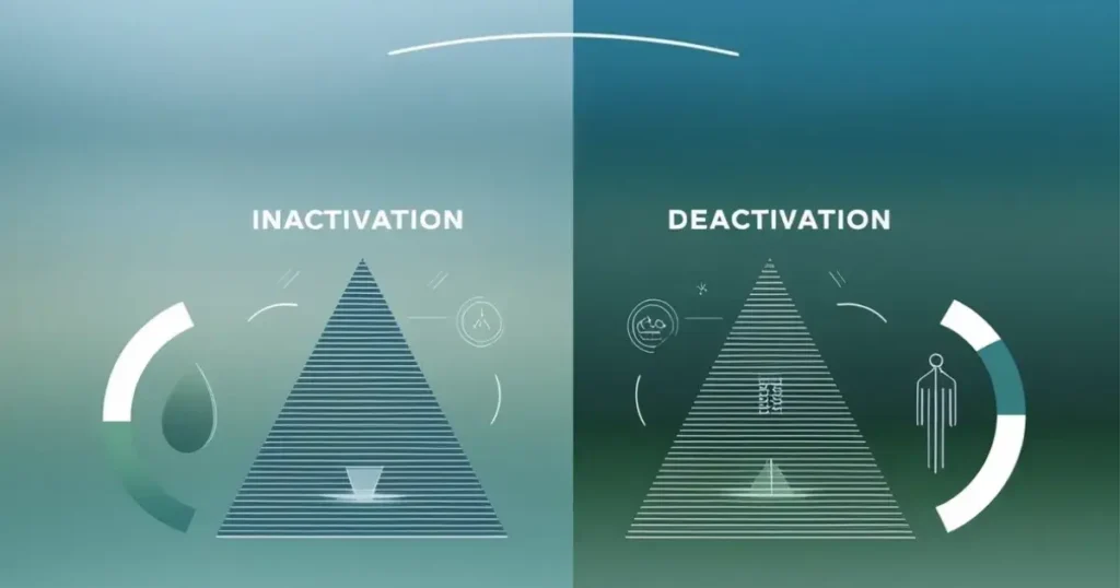 Definitions of Inactivation and Deactivation