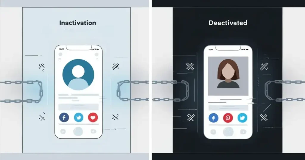 Social Media: Inactivation vs Deactivation