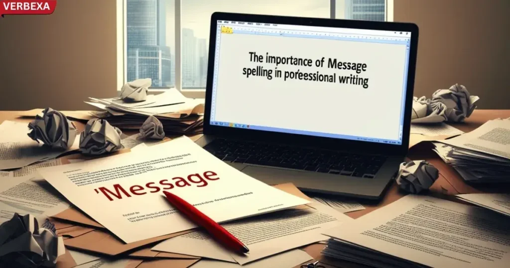 The Importance of Message Spelling in Professional Writing