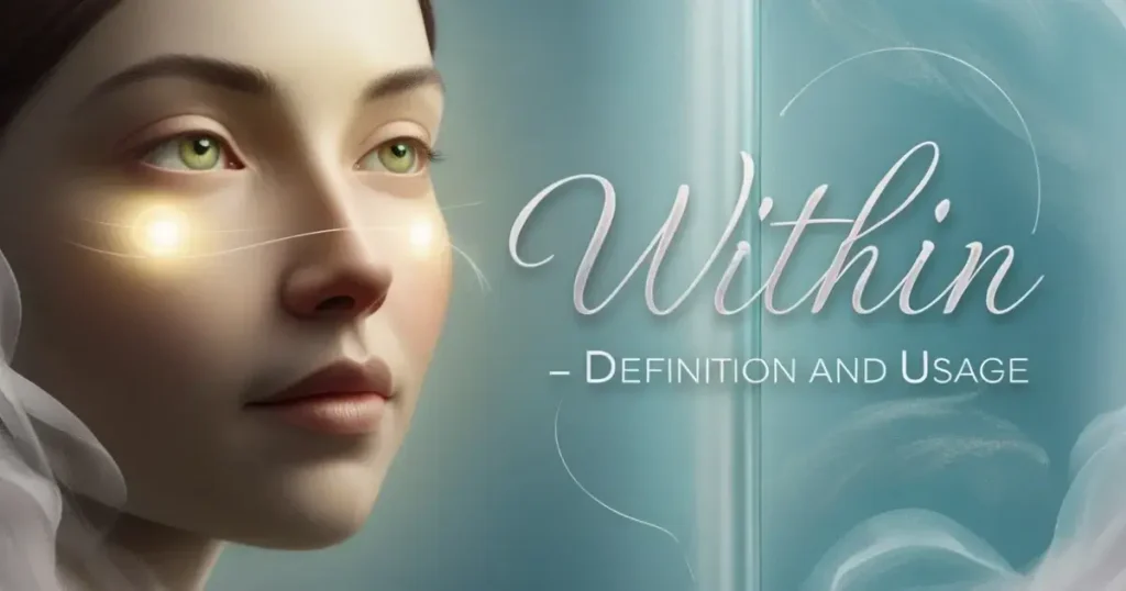 “Within” – Definition and Usage