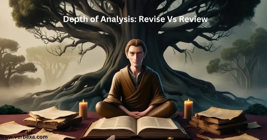 Depth of Analysis: Revise Vs Review