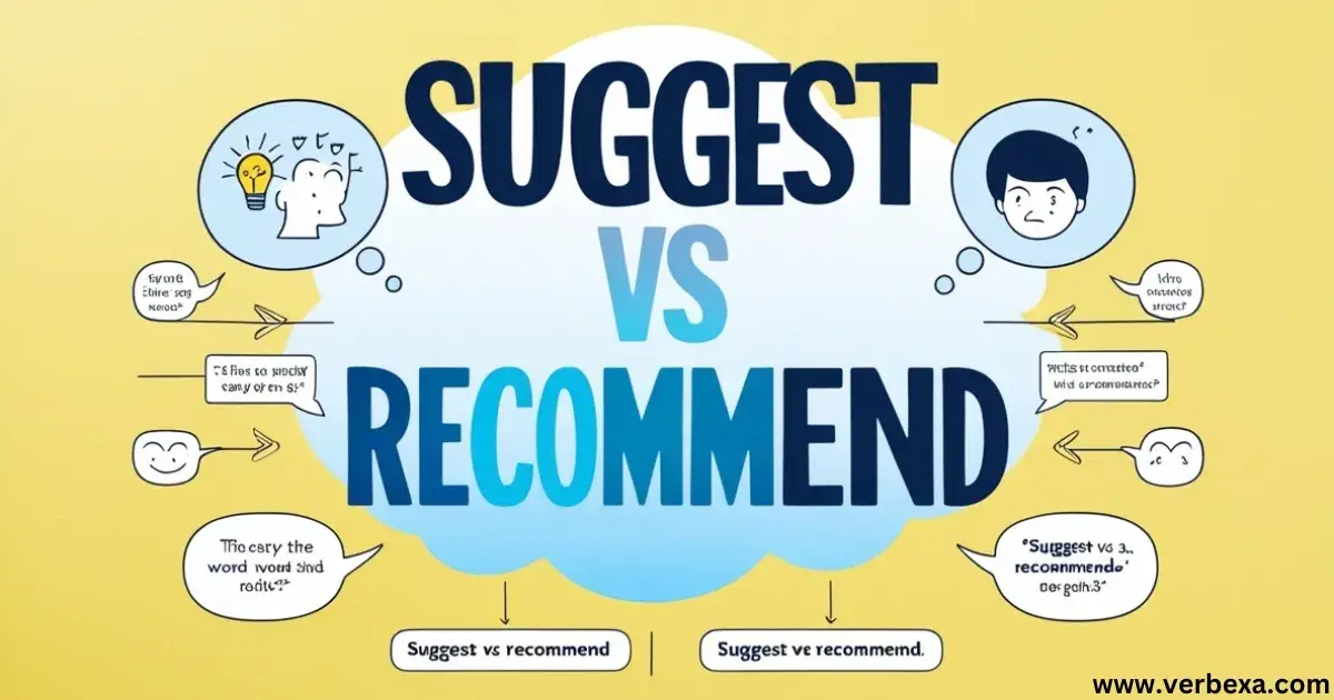 Suggest Vs Recommend: Usage + Examples + Diffrences